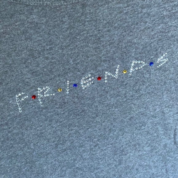 NBC Store FRIENDS T-Shirt Rhinestones Women’s S - Picture 11 of 11